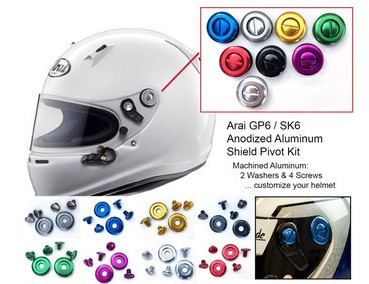 KIT VIS DE VISIÈRE ANODISE
