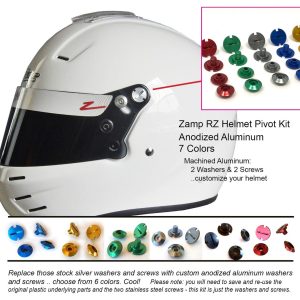 Kit vis anodisées pour casque ZAMP